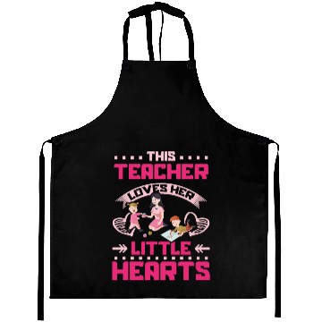 Discover This Teacher Loves Her Little Hearts Aprons