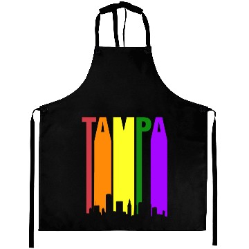 Discover Tampa Florida Gay Pride Rainbow Aprons