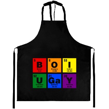 Discover BOI U Gay, LGBT Periodic Table Aprons