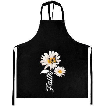 Discover Christian Gardener Butterfly Faith Daisy Aprons