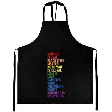 Discover Kindness is everything LGBTQ+ Pride Aprons