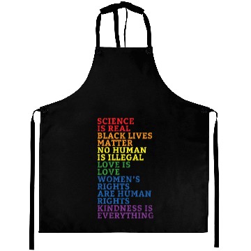 Discover Kindness is everything LGBTQ+ Pride Aprons