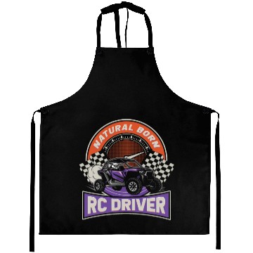Discover Natural Born RC car Driver Racer Remote Controlled Aprons
