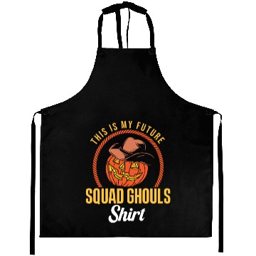 Discover Cowboy Halloween Future Squad Ghouls Skeleton Aprons