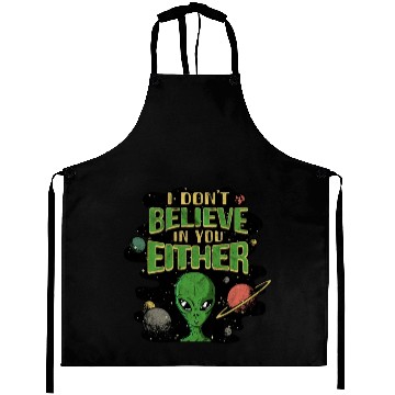 Discover Alien Galaxy Ufo Extraterrestrial Spaceship space Aprons