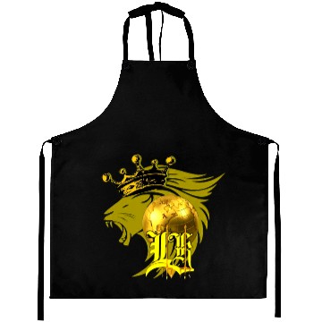 Discover Latin King inspired "World Influencer Gold Globe" Aprons