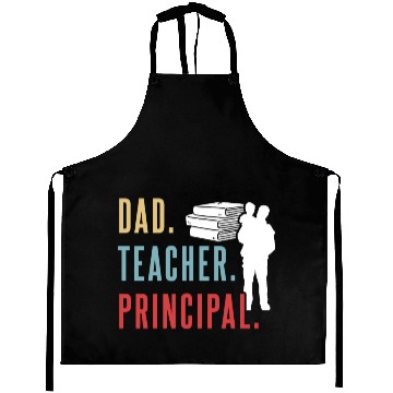 Discover Dad Teacher Principal Homeschool Homeschooling Aprons