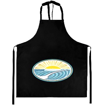 Discover Surf Sunrise Oval Aprons