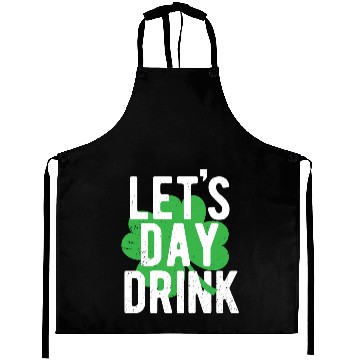 Discover St. Patrick's Day Let's Day Drink Four Leaf Aprons