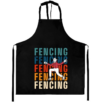 Discover Fencing Sport Fencer En Garde Sport Fencing Aprons