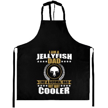 Discover Funny Jellyfish Dad Aprons