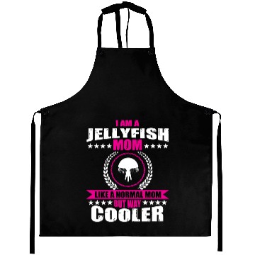 Discover Funny Jellyfish Mom Aprons