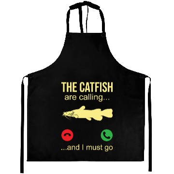 Discover Catfish Phone Call - Blue Catfish Slayer Aprons
