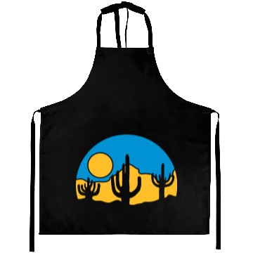 Discover cactus nature sun desert Aprons