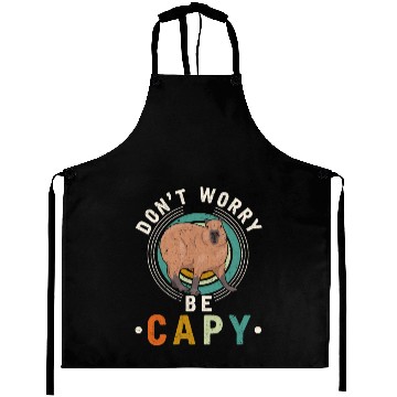 Discover Kind Animal Lover Happy Capybara Aprons