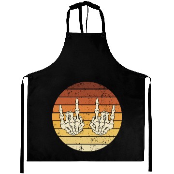 Discover Rock On Skeleton Aprons