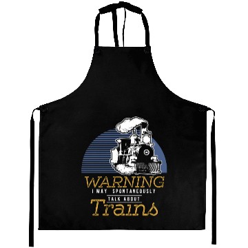 Discover Train Lover Locomotive Aprons