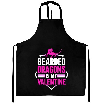 Discover Bearded Dragons is my Valentine Aprons