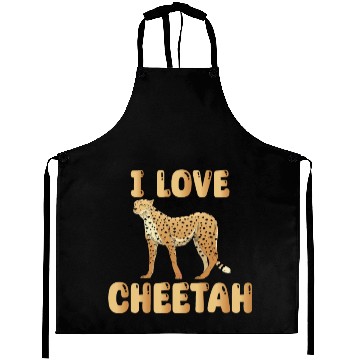 Discover I Love Cheetah Aprons