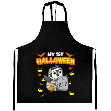 Discover My First Halloween Scary Hallow's Eve Birthday Aprons