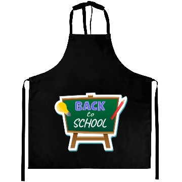 Discover Back to School Sticker Aprons