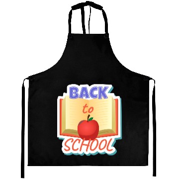 Discover Back to School Sticker Aprons