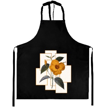 Discover Yellow Hibiscus Flower With Golden Rectangle Aprons