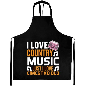 Discover I love Country Music Aprons