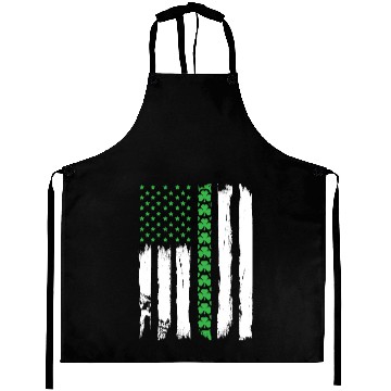 Discover Irish American Flag St Patrick'S Day Aprons
