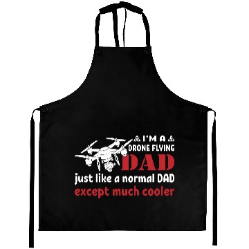 Discover Drone Flying Dad Aprons