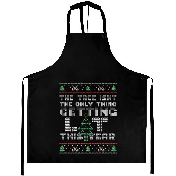 Discover Funny Ugly Christmas graphic, Not The Only Thing Aprons
