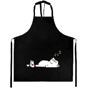 Discover Westie Sake Drunk Aprons