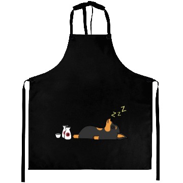 Discover Miniature Pinscher Sake Drunk Aprons