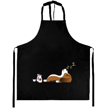 Discover Basset Hound Sake Drunk Aprons