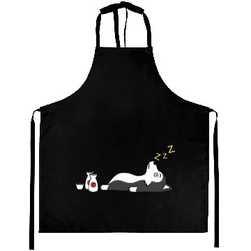 Discover Husky Sake Drunk Aprons