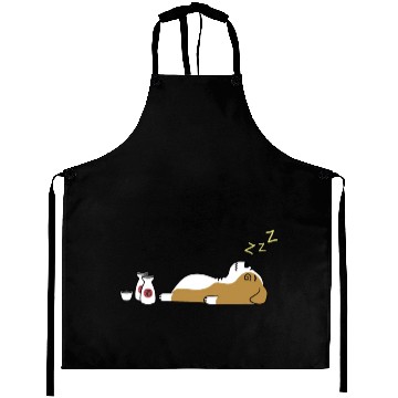Discover English Bulldog Sake Drunk Aprons