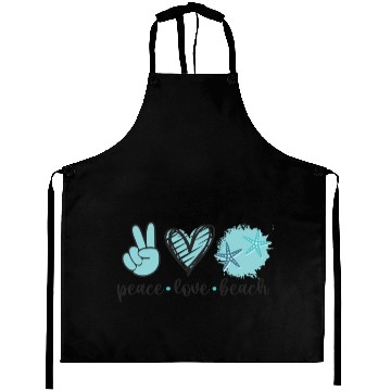 Discover Peace Love Beach Lover Summers Aprons