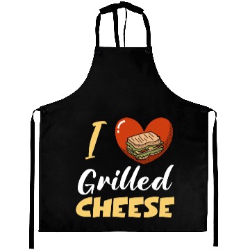 Discover I Love Grilled Cheese Aprons