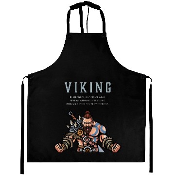 Discover Viking Warrior Be Strong Be Brave Be Humble 2 Aprons