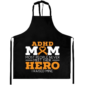 Discover ADHD Mom ADHD Awareness Embrace Neurodiversity Aprons