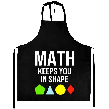 Discover Math Keeps You In Shape Funny Math Teacher Workout Aprons