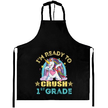 Discover I'm Ready To Crush 1st Grade Dinosaur Aprons
