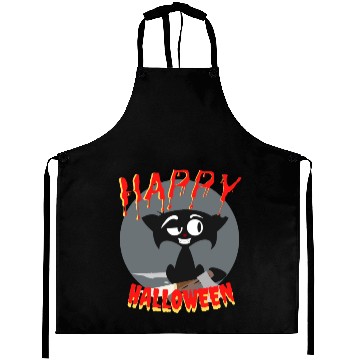 Discover halloween, cat Aprons
