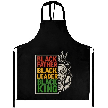 Discover Black Dad Men Afro Lion African Daddy Aprons