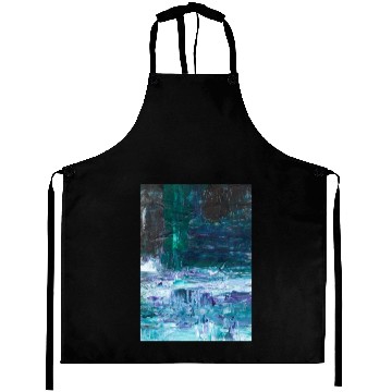 Discover Abstract Grunge Brushstrokes Painting Aprons