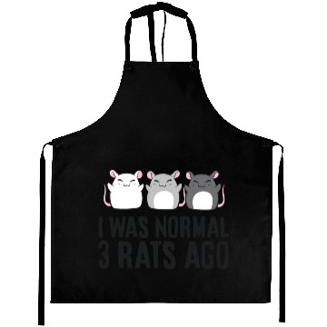 Discover I Was Normal 3 Rats Ago Rat Owner Funny Rat Aprons
