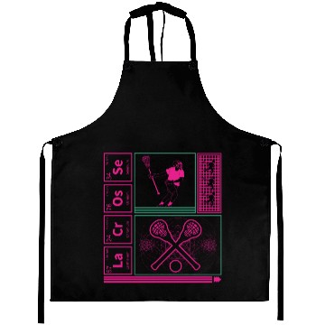 Discover Lacrosse Periodic Table Element Aprons, Lacrosse