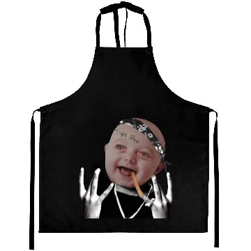 Discover Gangster baby type shit Aprons