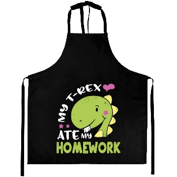 Discover Tyrannosaurus Back to School TRex for Kids TRex At Aprons