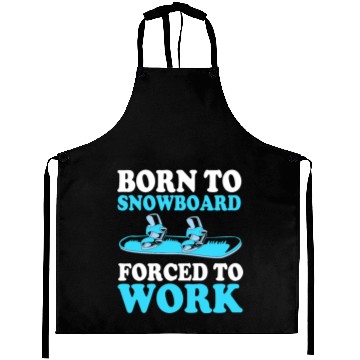 Discover Snowboard Lover Funny Snowboarding Snowboarder Aprons